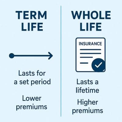 Infographic Term and Whole Life