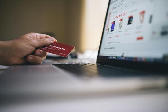 Making credit card payment on laptop