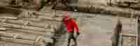 man working in construction site