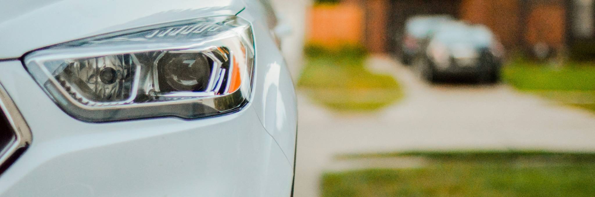car in driveway